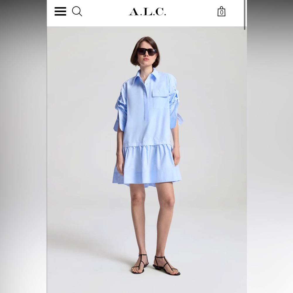 A.L.C. Brooke Cotton Minidress